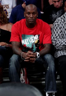 Tyrese at Lakers/Nuggets Playoff game in Los Angeles (May 27th 2009)