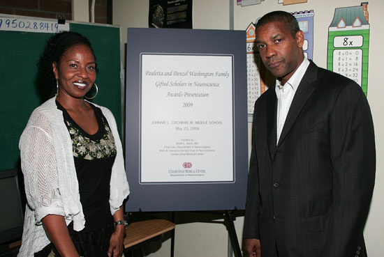 Denzel & Pauletta Washington // 6th Annual Washington Family Gifted Scholars Awards