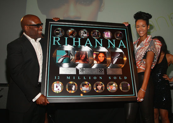 Def Jam's Antonio L.A. Reid & Rihanna // Def Jam 2009 Spring Collection Party