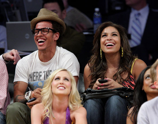 Steph Jones & Jordin Sparks at the Lakers/Rockets game (May 6th 2009)