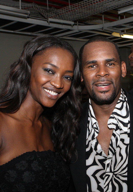 R. Kelly & (model) Oluchi // ARISE Africa Fashion Awards