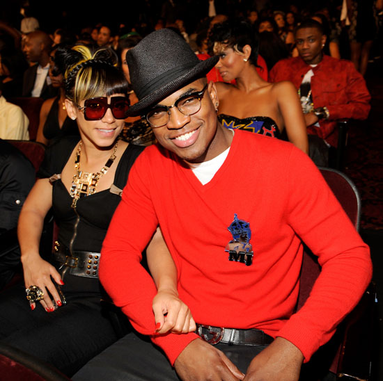 Ne-Yo and his girlfriend Tenille Jiminez // 2009 BET Awards (Audience)