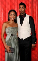 Fonzworth Bentley and (girlfriend) Faune A. Chambers // 2009 BET Awards (Backstage)