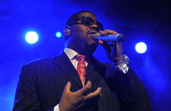 Nathan Morris of Boyz II Men performing in the UK at the indigO2 at London\'s O2 Arena