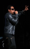 Jay-Z peforms at DJ Hero Launch