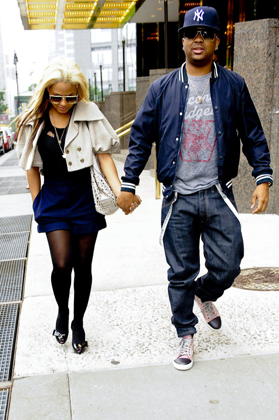 The Dream & Christina Milian leaving their hotel in New York City (May 28th 2009)