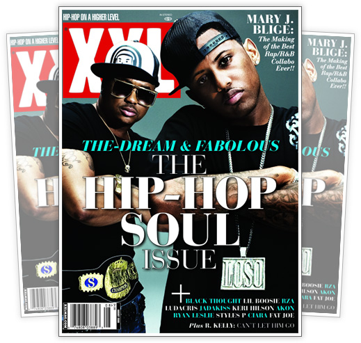 The Dream & Fabolous // August 2009 XXL Magazine