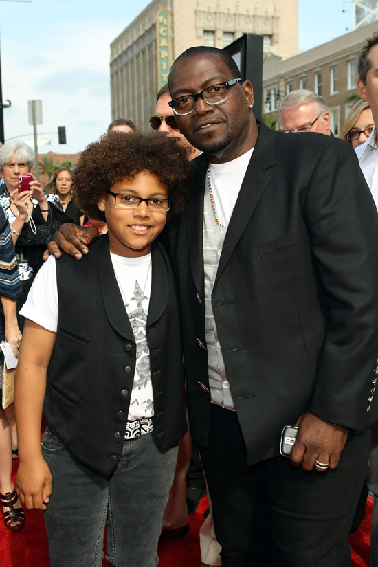 Randy Jackson and his son Jordan // Premiere of "Land of the Lost"