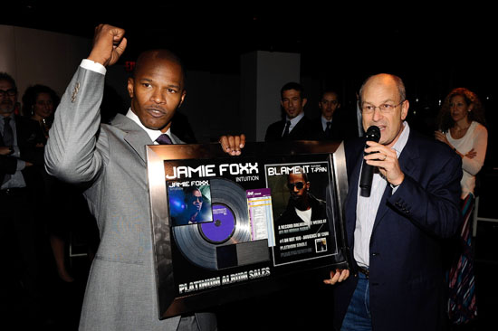 Jamie Foxx & RCA Music Group's Tom Corson // RCA Reception at Armani Ristorante