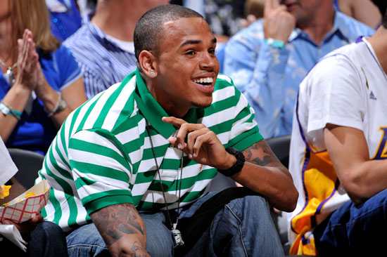 Chris Brown // NBA Finals 2009 Game 3 (Magic vs. Lakers) in Orlando, FL (Jun 9th 2009)