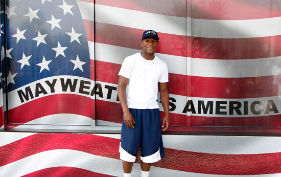 Floyd Mayweather Jr // Flag Day Celebration at Floyd Mayweather Jr's Las Vegas Boxing Gym