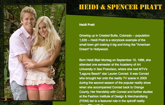 Newlyweds Heidi Montag & Spencer Pratt