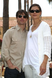 Tom Cruise & his wife Katie Holmes // Cameron Diaz Hollywood Walk of Fame Ceremony