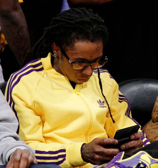 Lil Wayne // Laker vs. Magic Game (NBA Finals Game One) in Los Angeles - June 4th 2009