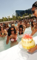 Melanie Brown // 34th Birthday Celebration at MGM Grand\'s Wet Republic