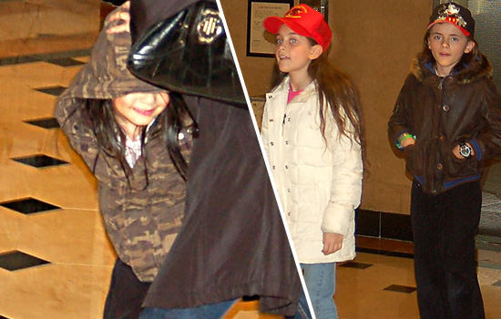 Michael Jackson's 3 kids: (L to R: Prince Michael II aka "Blanket," Paris and Prince Michael)