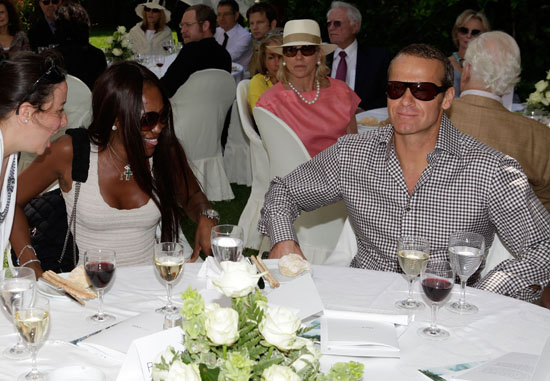 Naomi Campbell & Vladislav Doronin // MOCA New Luncheon at the Venice Biennale 2009