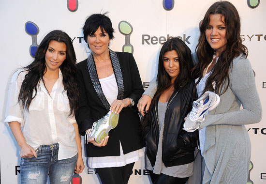 Kim Kardashian, Kris Jenner, Kourtney Kardashian and Khloe Kardashian // Reebok EasyTone Footwear Celebration