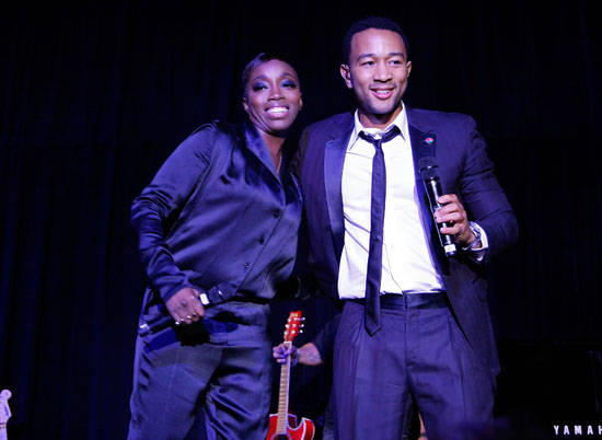 Kelis & John Legend performing // Samsung\'s 8th Annual Season of Hope Gala