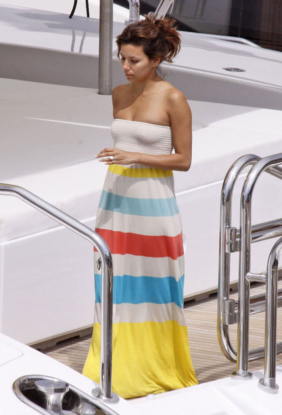 Eva Longoria on Vacation in St. Tropez (June 2009)
