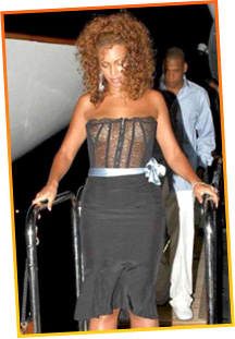 Beyonce's nip-slip (oops!)