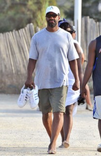 Denzel Washington at Nikki Beach in St. Tropez, France (July 4th 2009)