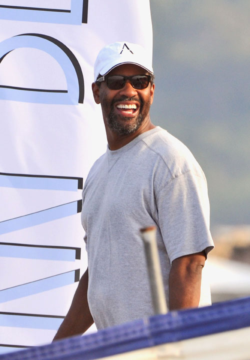 Denzel Washington at Nikki Beach in St. Tropez, France (July 4th 2009)