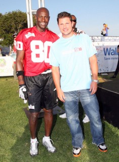 Jerry Rice and Nick Lachey // Madden NFL '10 Pro-Am Celebrity Football Tournament
