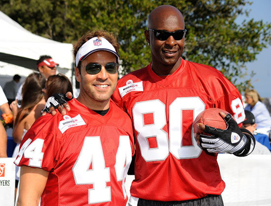 Jeremy Piven and Jerry Rice // Madden NFL '10 Pro-Am Celebrity Football Tournament