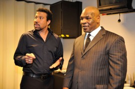Lionel Richie and Mike Tyson // Michael Jackson's Public Memorial (Backstage)