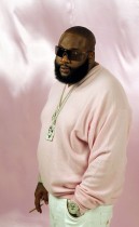 Rick Ross on the set of him and Trina's "Face" music video (July 6th 2009)