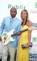 Kevin Liles and his wife Erika Jones // Zo Summer Groove Publix Charities Benefit Dinner - "Deco After Dark"