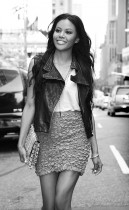 Amerie at Elle Magazine's Offices