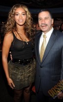 Beyonce and NY Gov. David Patterson // "Answer the Call" charity concert press conference in NYC