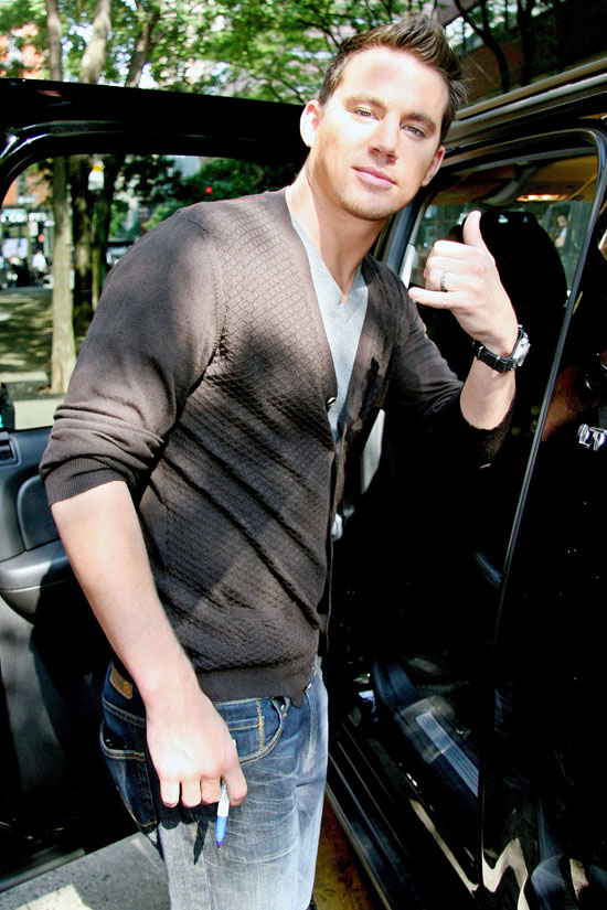 Channing Tatum outside ABC Studios in New York City (August 5th 2009)