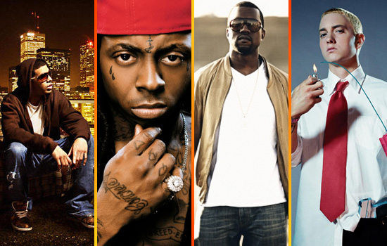 Drake // Lil Wayne // Kanye West // Eminem