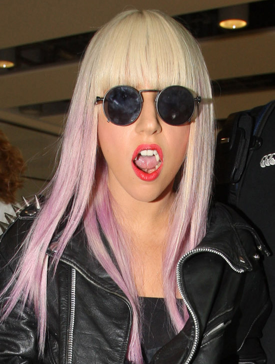Lady Gaga arrives at Heathrow Airport in London (August 20th 2009)