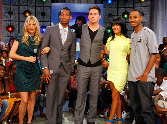 Sienna Miller, Marlon Wayans, Channing Tatum, Rocsi and Terrence J // BET's 106 & Park (August 3rd 2009)