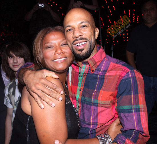 Queen Latifah and Common // "Just Wright" Film Wrap Party