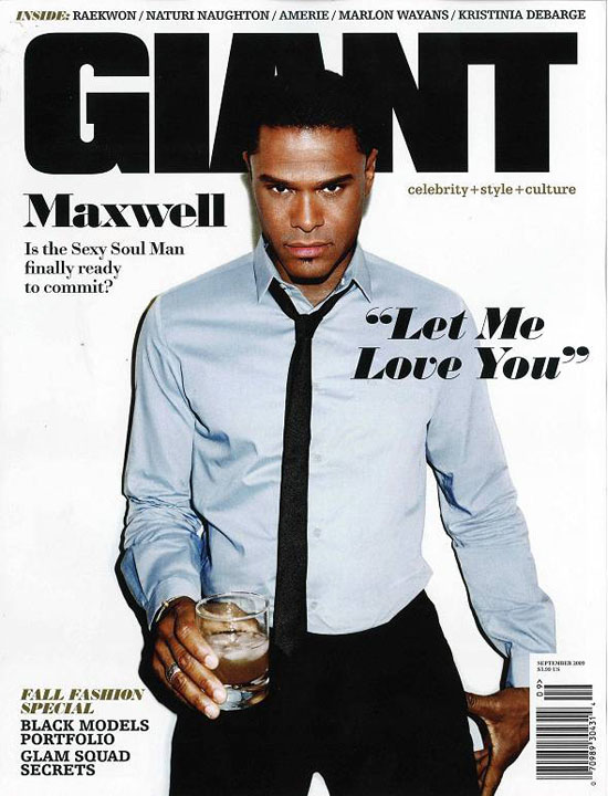 Maxwell // September 2009 Giant Magazine