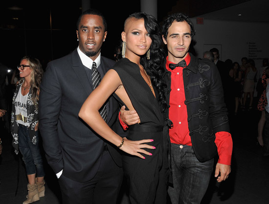 Diddy, Cassie and Zac Posen // Special Screening of "The September Issue" in NYC