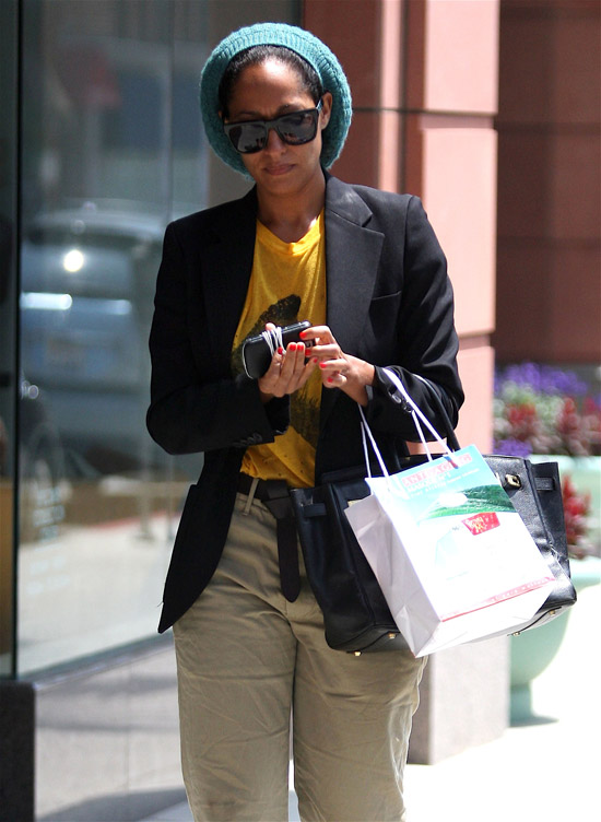 Tracee Ellis Ross leaving a medical center in Beverly Hills, CA (August 17th 2009)