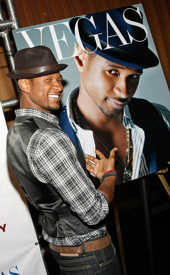 Usher // Vegas Magazine Cover Feature Party