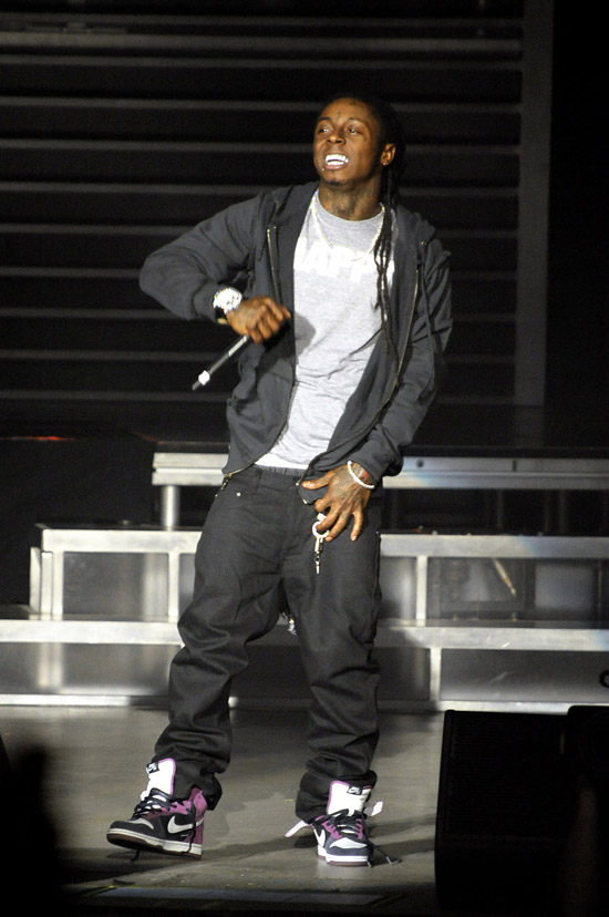 Lil Wayne Performs at the America's Most Wanted Music Festival in