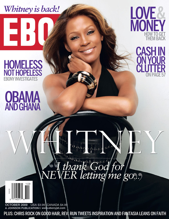 Whitney Houston // October 2009 Ebony Magazine