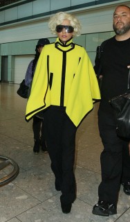 Lady Gaga arriving at Heathrow Airport in London (September 8th 2009)
