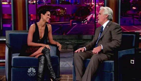 Halle Berry on the Jay Leno Show (click to watch!)