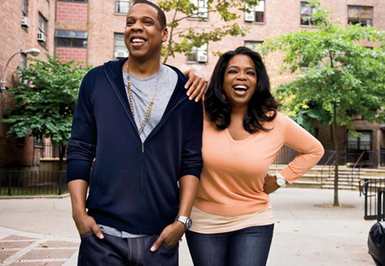 Jay-Z and Oprah