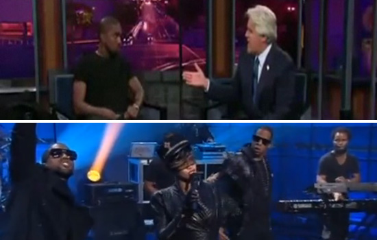 Kanye West interview with Jay Leno + "Run This Town" performance (click to watch!)