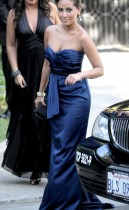 Adrienne Bailon outside Khloe Kardashian & Lamar Odom's wedding in Los Angeles (September 27th 2009)